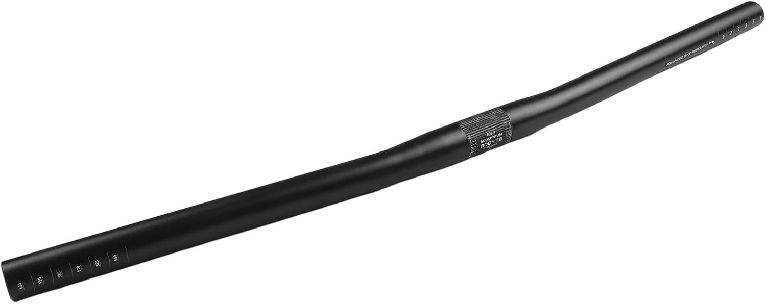 Guidon en aluminium pour vélo de route VTT VTT 600 mm Barre 25,4 mm (poignée droite) Straight handle