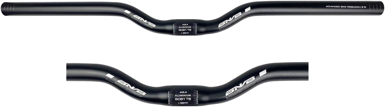 BNVB Guidon de vélo 31.8MM/25.4MM Aluminium Alliage Relevé Guidon Cintre VTT et vélos de Route Riser Bar 25,4mm 680mm