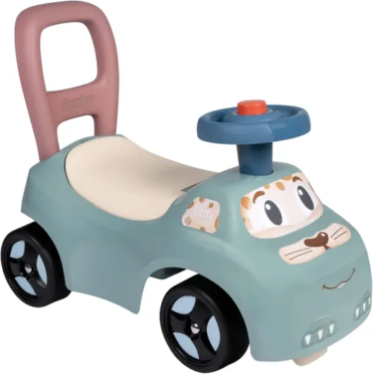 Little Porteur Auto - Fonction Trotteur - Volant Directionnel - Coffre à Jouets - A Partir de 10 Mois - Fabrication Française