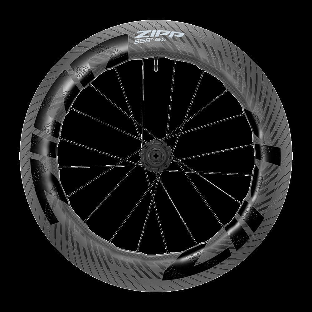 ZIPP, 858 NSW Tubeless Disc C1, Roue, arrière, 700C/622, Trous : 20, 12 mm TA, 142 mm, Verrouillage Central, Shimano HG 11
