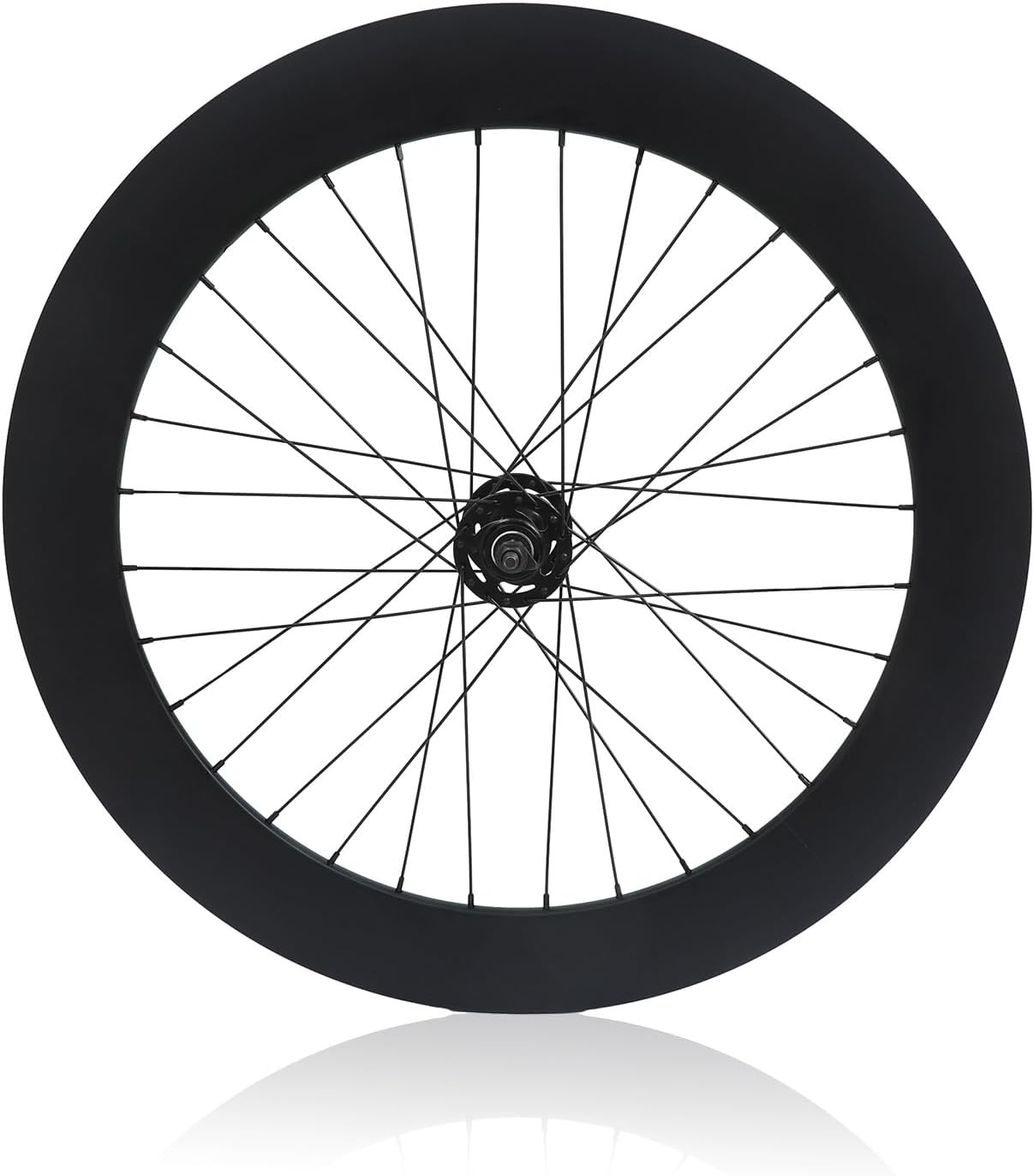 Paire De Roues pour Vélo À Pignon Fixe 700C Hauteur 70mm Alliage D'aluminium Vélo De Piste Roues Avant Et Arrière 100/120mm Frein V-Brake Moyeux À Roulements Front