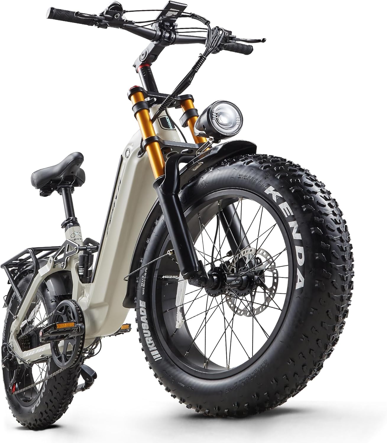 Vélos électriques 20 Pouces Vélo électrique pour Adultes,48V 20Ah Batterie, VTT Electrique Shimano 7 Vitesses avec écran LCD, Double Amortisseurs E-Bike