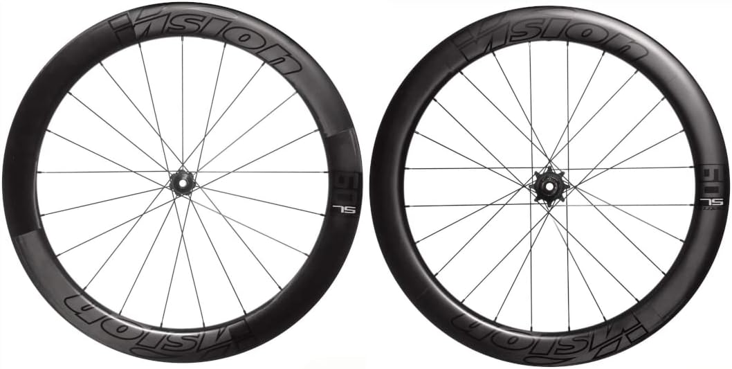 Vision Roues Disc Brake Metron 60 SL Couverture centerlock tubeless, XDR Adulte Unisexe, Noir, Taille Unique