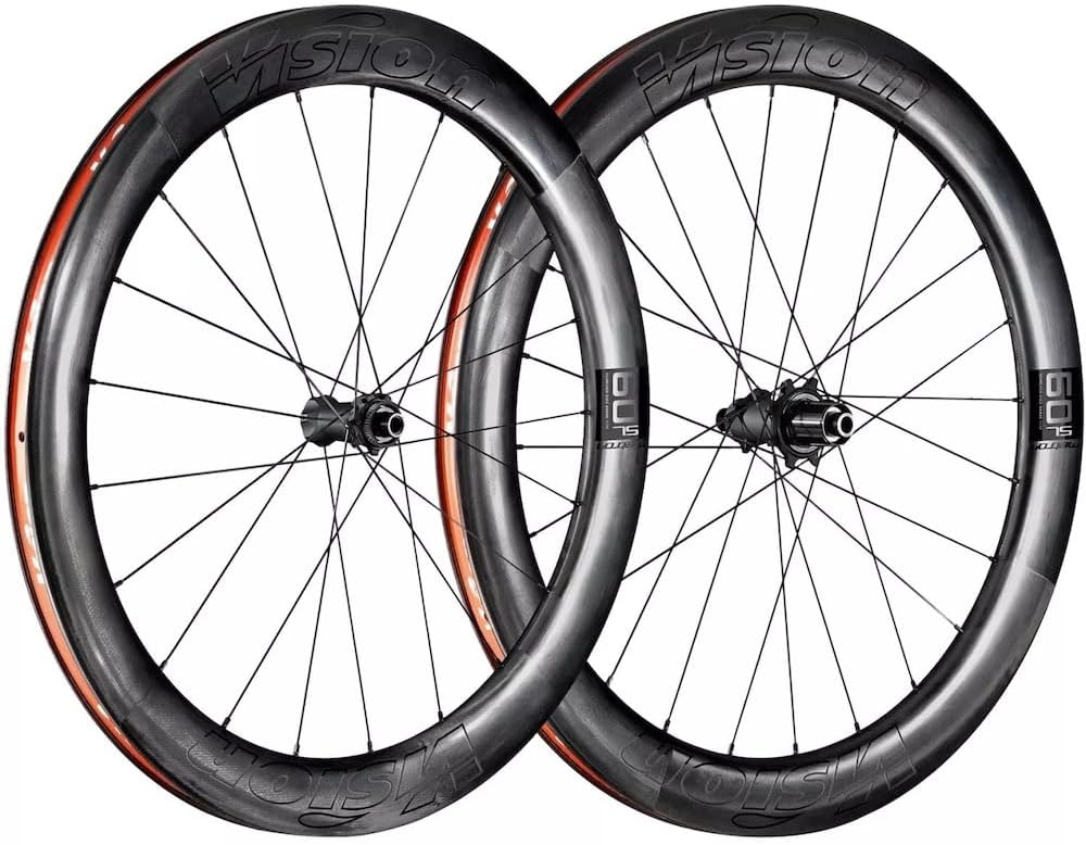 Vision Roues Disc Brake Metron 60 SL Couverture centerlock tubeless, HG 11v - Adulte Unisexe, Noir, Taille Unique