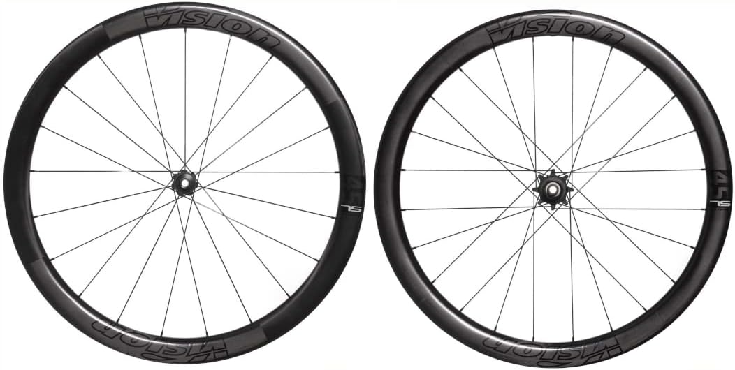 Vision Roues Disc Brake Metron 45 SL Couverture centerlock tubeless, HG 11v - Adulte Unisexe, Noir, Taille Unique
