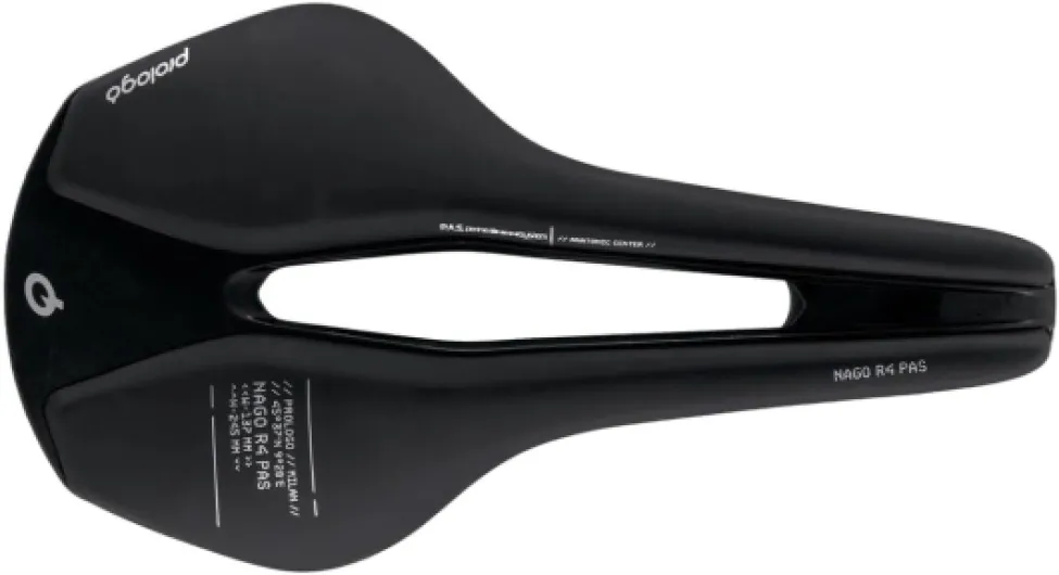 Prologo Selle de Vélo de Route Nago R4 Pas Tirox Noir Polyuréthane (PU) et Cuir pour Adultes Unisexe 137 mm