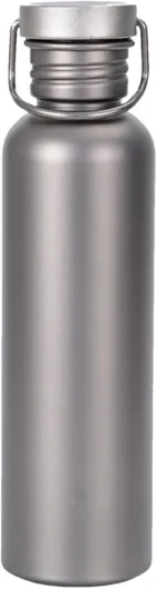 Bouteille en Titane Isotherme Anti-Fuite - Pour Vélo, Randonnée et Camping - Réutilisable - 500/600/750 ml