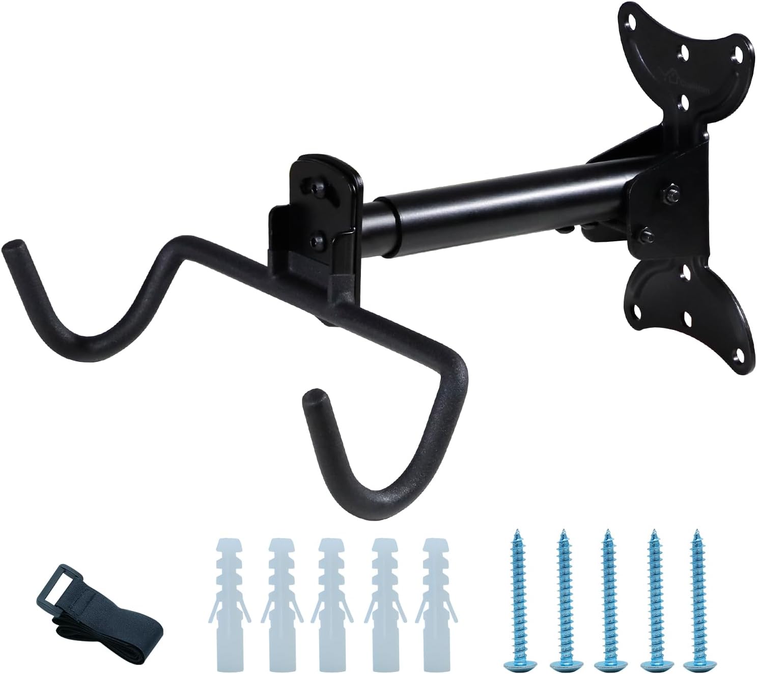 Support Vélo Mural Pliable Pivotant Extensible Mural Porte Vélo MAX.35 kg Accroche Velo Mural