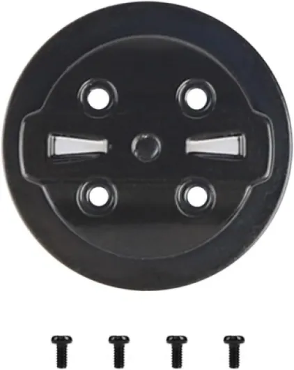 Adaptateur de support d'ordinateur de vélo en titane compatible avec Bryton Rider S Bicycle GPS Ordinateur Plaque de base de montage avec vis d'installation pour vélo de route VTT
