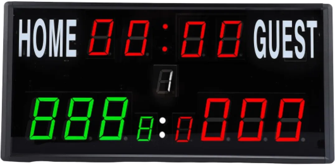 Tableau de Bord, LED Electronic Scoreboard Remote Control 8 luminosité pour la Table de Basket-Ball Tennis Badminton Events