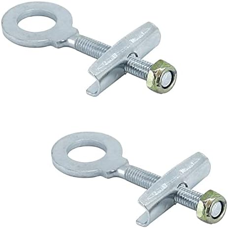 2x tendeur de chaine M6 x 100 vis avec écrou et étrier moto mobylette