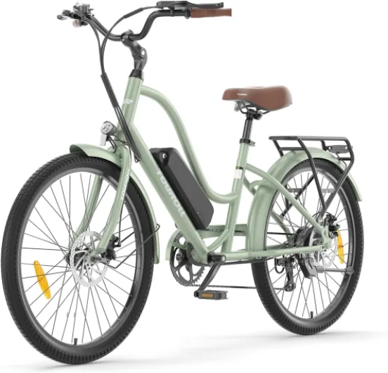 B2 Vélo Électrique Adulte, 26" vélo électrique Urbain, 36V 15.6Ah Batterie Amovible, Vélo de Ville électrique 250W, 7 Vitesses, E-Bike Urbain pour Adulte, Vélos électriques Homme Femme