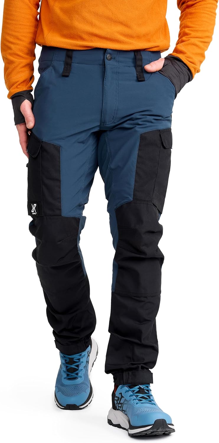 Homme RVRC GP Pants, Pantalon Durable pour la randonnée et Autres activités de Plein air M Moonlit Ocean