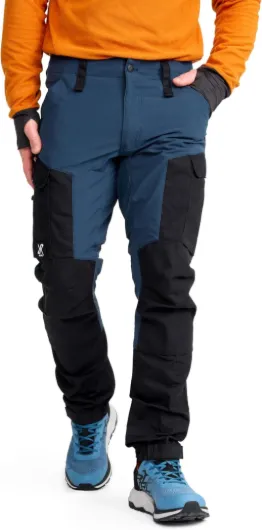 Homme RVRC GP Pants, Pantalon Durable pour la randonnée et Autres activités de Plein air M Moonlit Ocean