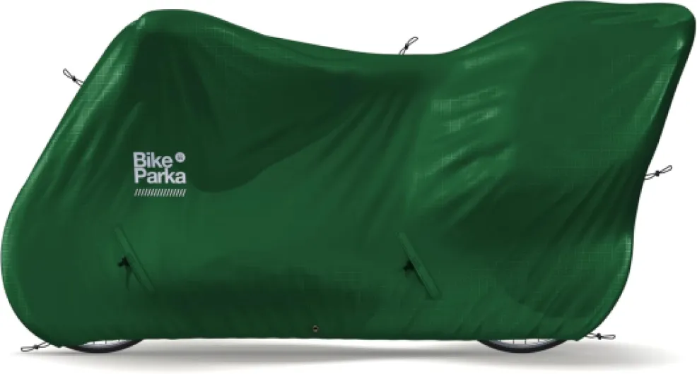 BikeParka Longtail WS Housse de protection pour vélo Vert forêt