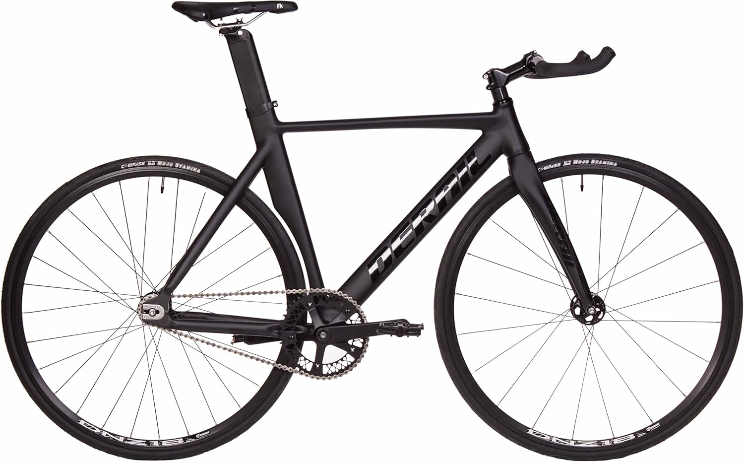 Vélo piste, Fixie, Fixed, Cadre Aero Aluminium, Fourche 3D cabono, comprend 3 types de guidon, etc - (L 550)