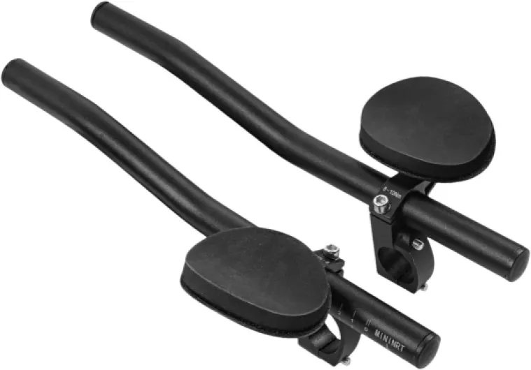 Guidon Aero, guidon Aero pour vélos de route, barre de repos noire pour vélo TT, barre d'accoudoir à clipser, guidon de course TT, poignée de relaxation pour vélos de route de montagne