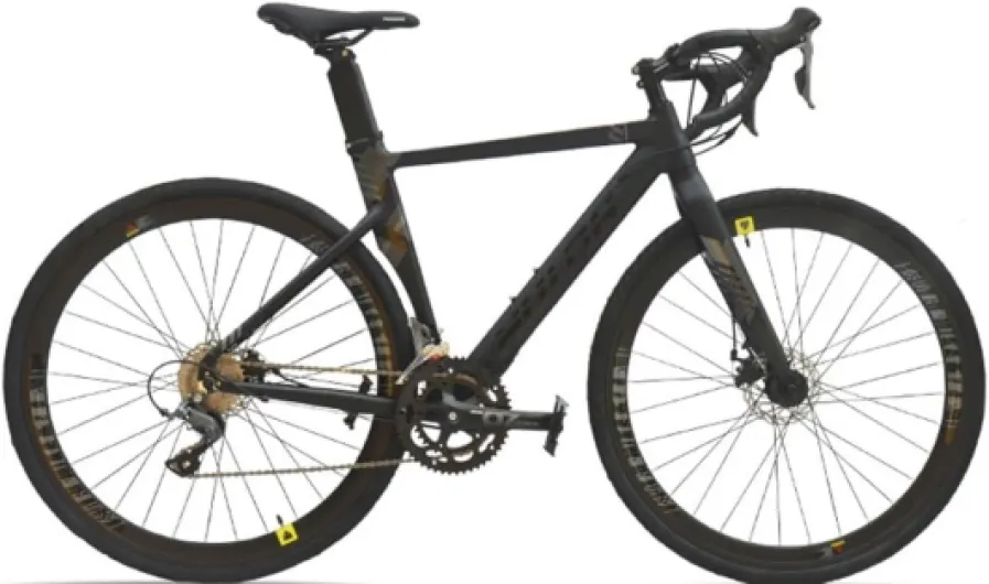 Vélo Route 700C Alliage Daluminium, Freins Disque 16 Vitesses, Double Suspension, VTT Descente Et VTT Tout-Terrain en Fibre Carbone B,48 48 B