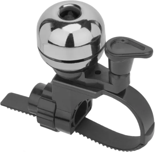 Cloche de vélo, Cloche de vélo en Alliage de cuivre avec Son Clair et Fort, klaxon de vélo pour vélo de Route et de Montagne, pour Adultes et Enfants Gris Titane