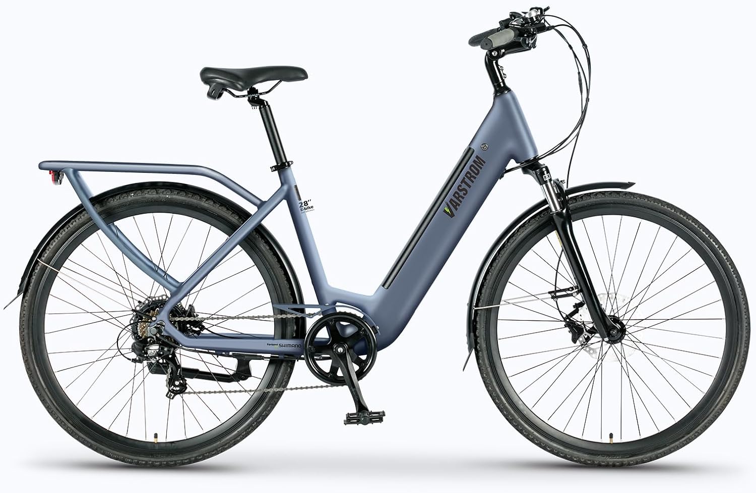 Vélo électrique pour Adultes 250W Vélo de Ville électrique Moteur arrière Femmes Hommes Vélo de Randonnée 100 km d'autonomie grâce à Une Batterie Li-ION 43,2 V 561,6 Wh 7 Vitesses