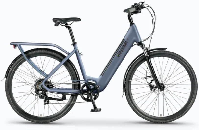 Vélo électrique pour Adultes 250W Vélo de Ville électrique Moteur arrière Femmes Hommes Vélo de Randonnée 100 km d'autonomie grâce à Une Batterie Li-ION 43,2 V 561,6 Wh 7 Vitesses