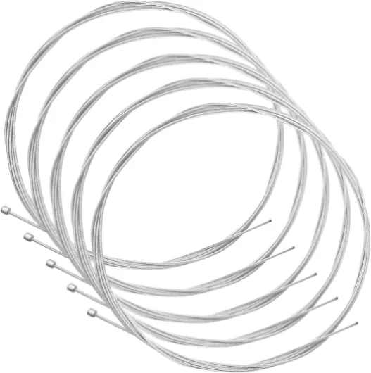 5X Cable dérailleur vélo 2.7m Compatible avec Shimano SRAM Cycle VTT Route Ville Tandem Vintage Cargo Porteur Enfant