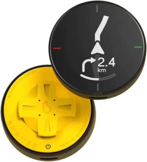 BEELINE Velo 2 Ordinateur GPS Vélo - Carte de Navigation Monde sans Fil I Protection Intempérie I Autonomie +11H I Chargement USB I Navigation Satellite Cyclisme Sangle de Fixation I Compatible Gant