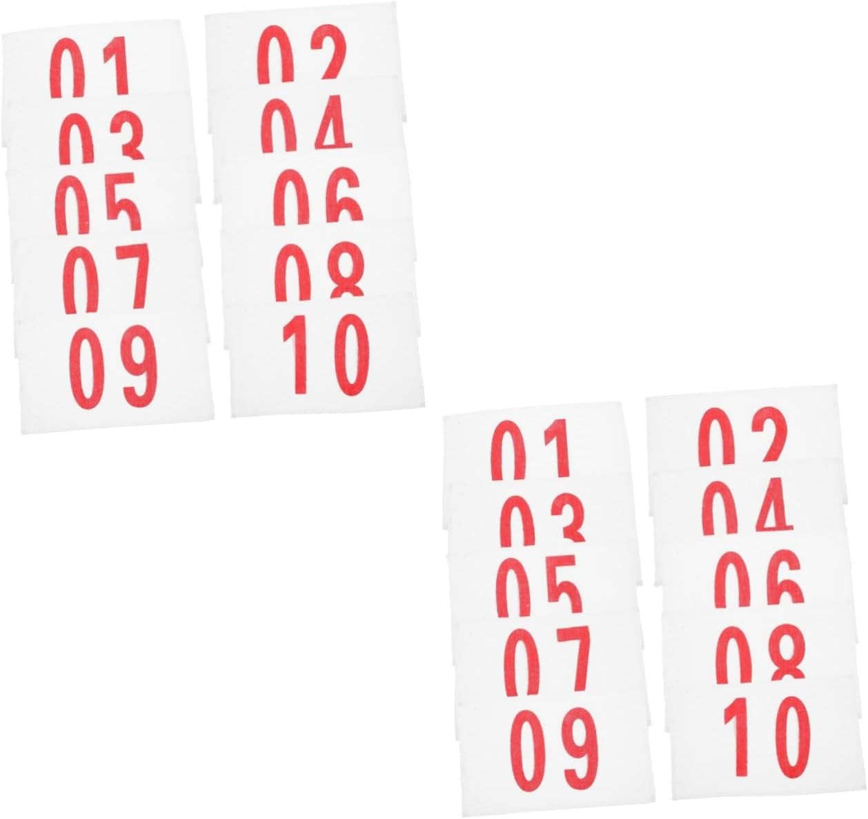 TOYANDONA Dossards De Course en Tissu pour Les Courses Dossards De Jeu Dossards De Course Dossards D'Entraînement Dossards D'Affichage De Numéros De Course Dossards Sport pour 2