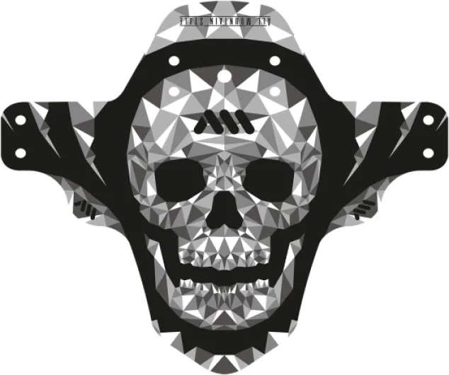 AMS Protège-Garde-Boue Avant – Adapté aux Tailles 26, 27,5 et 29 Pouces Gris/Crâne