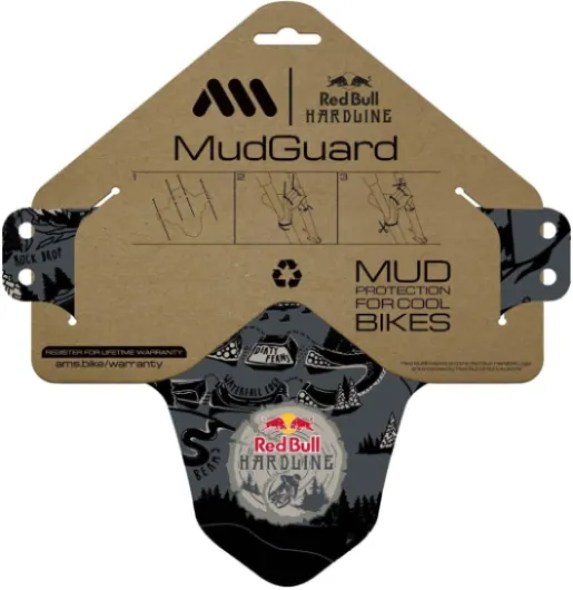 Garde-Boue Avant Vélo VTT Universelle - Léger et Durable - Protection Contre Boue et Éclaboussures Red Bull Hardline