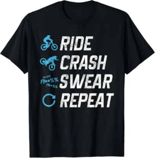 Mountain Bike VTT de descente Cadeau pour le v&eacute;t&eacute;tiste T-Shirt