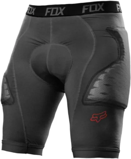 Titan Race Shorts – Short de Protection VTT Motocross – Stretch de Compression, Rembourrage Hanches & Coccyx, antidérapant, Motocross L Gris