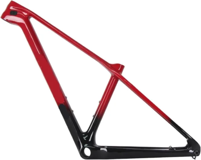 Générique Cadre VTT Carbone 29 Pouces, Cadre Boost 148 * 12, Tout Suspendu, Freins à Disque, Tailles XS/S/M/L, pièces détachées M13 Red Black K