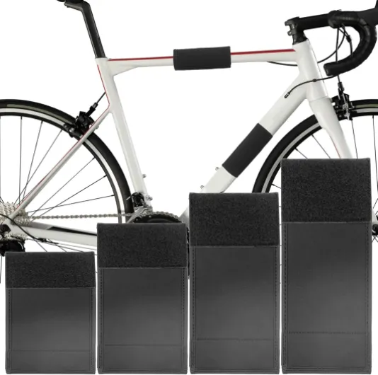 4 PCS Protection Cadre Velo Carbone, Protection pour Cadre de Vélo Thule, Protection Cadre VTT en Néoprène pour VéLos électriques, VéLos de Course, Vélos de Route, VéLos de Voyage (S+M+L+XL)