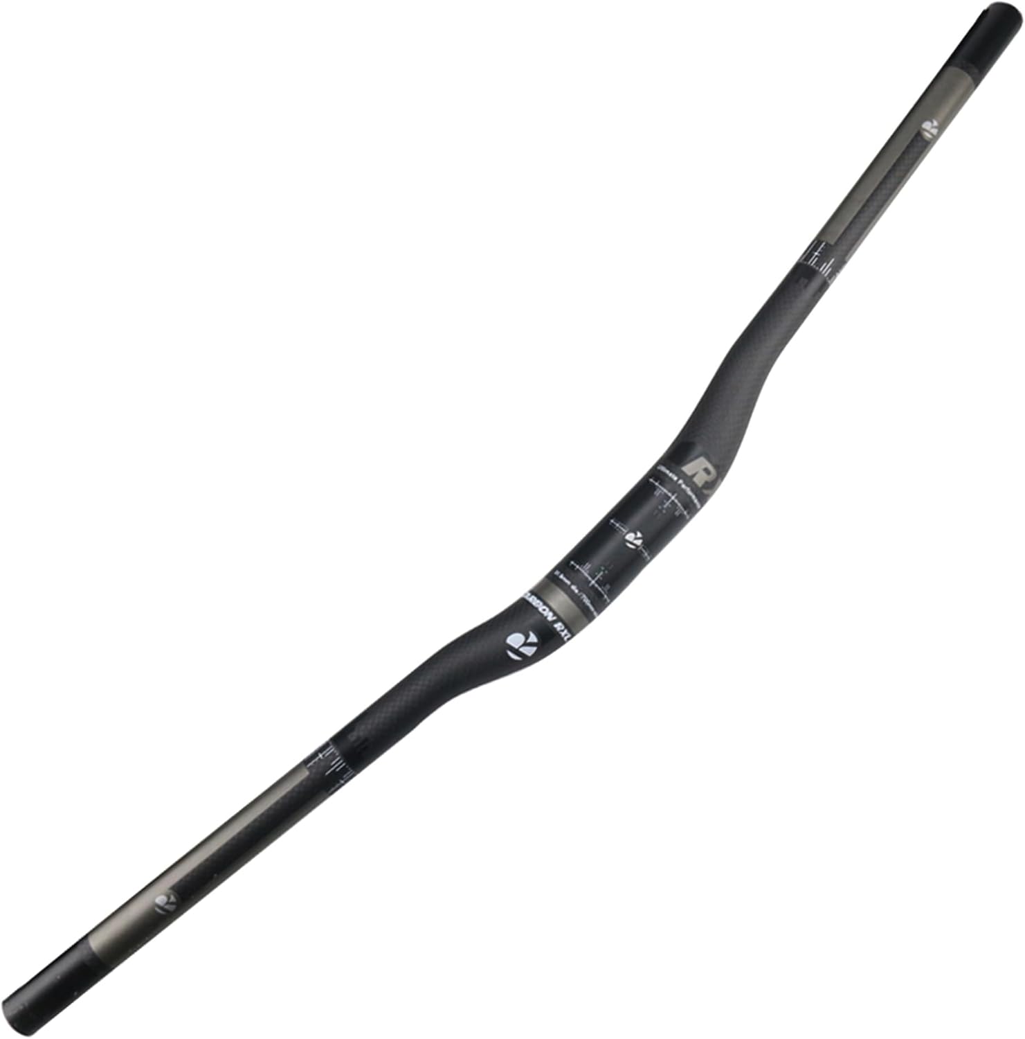 Guidon carbone vélo RXL SL guidon vtt en fibre de carbone cintre relevé vtt 3K mat riser 18mm 760mm Gris 3K Mat guidon riser 760mm