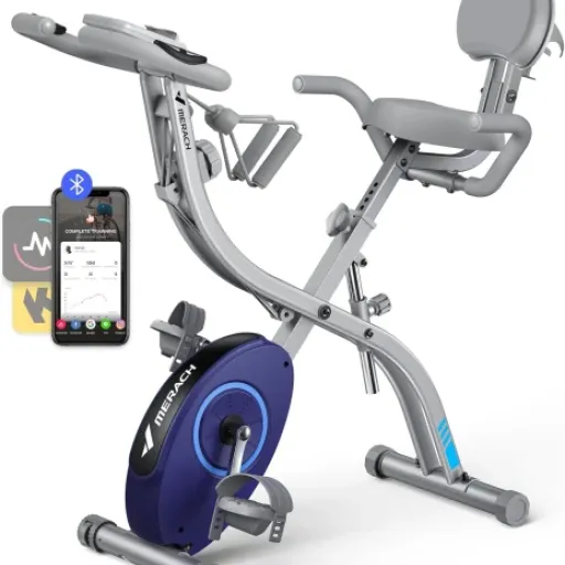 Test MERACH 4 en 1 Vélo D’Appartement Pliable : le compagnon compact pour votre entraînement à domicile