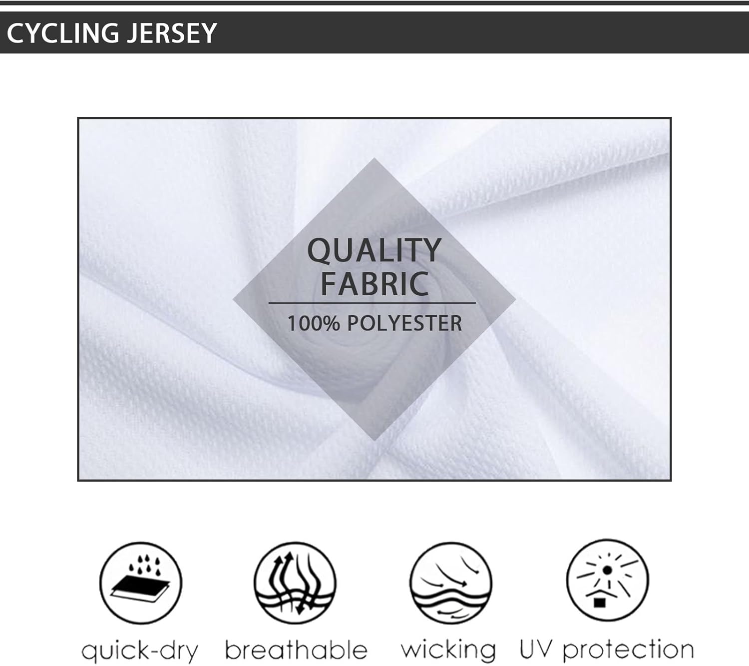 Maillot Cyclisme Personnalisé pour Homme Maillot Velo Cycliste vtt Haut à Séchage Rapide Manches Courtes avec Logo du Nom de l'Équipe