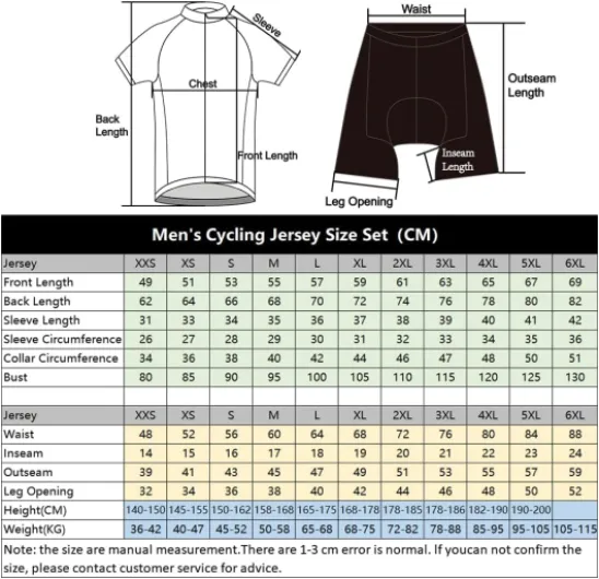 Assocauicy Maillot Cyclisme Homme Tenue Respirant avec 3D Gel - Tenue VTT SéChage Rapide Shirt Cycliste M R-2