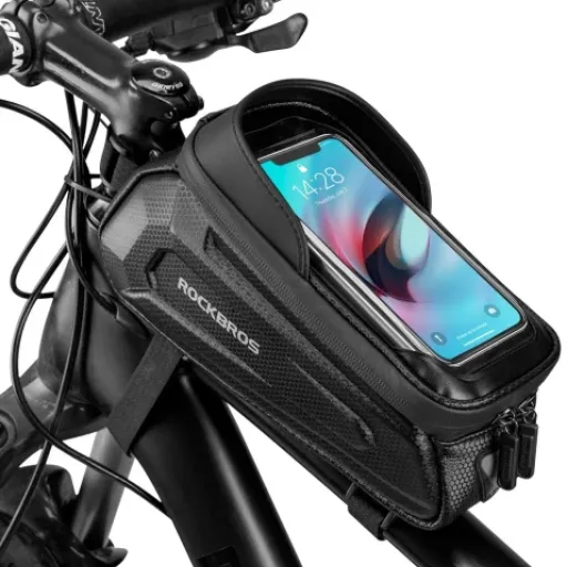 Test ROCKBROS Sacoche de Cadre Velo pour Smartphone : La solution pratique pour vos balades