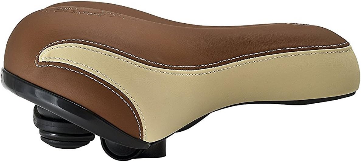 WITTKOP Big City - Selle de vélo pour vélos de Ville, Selle de vélo très Confortable avec réflecteur et Grande Assise Souple I Selle de vélo pour Homme, Selle de vélo pour Femme, Confortable Avec gel