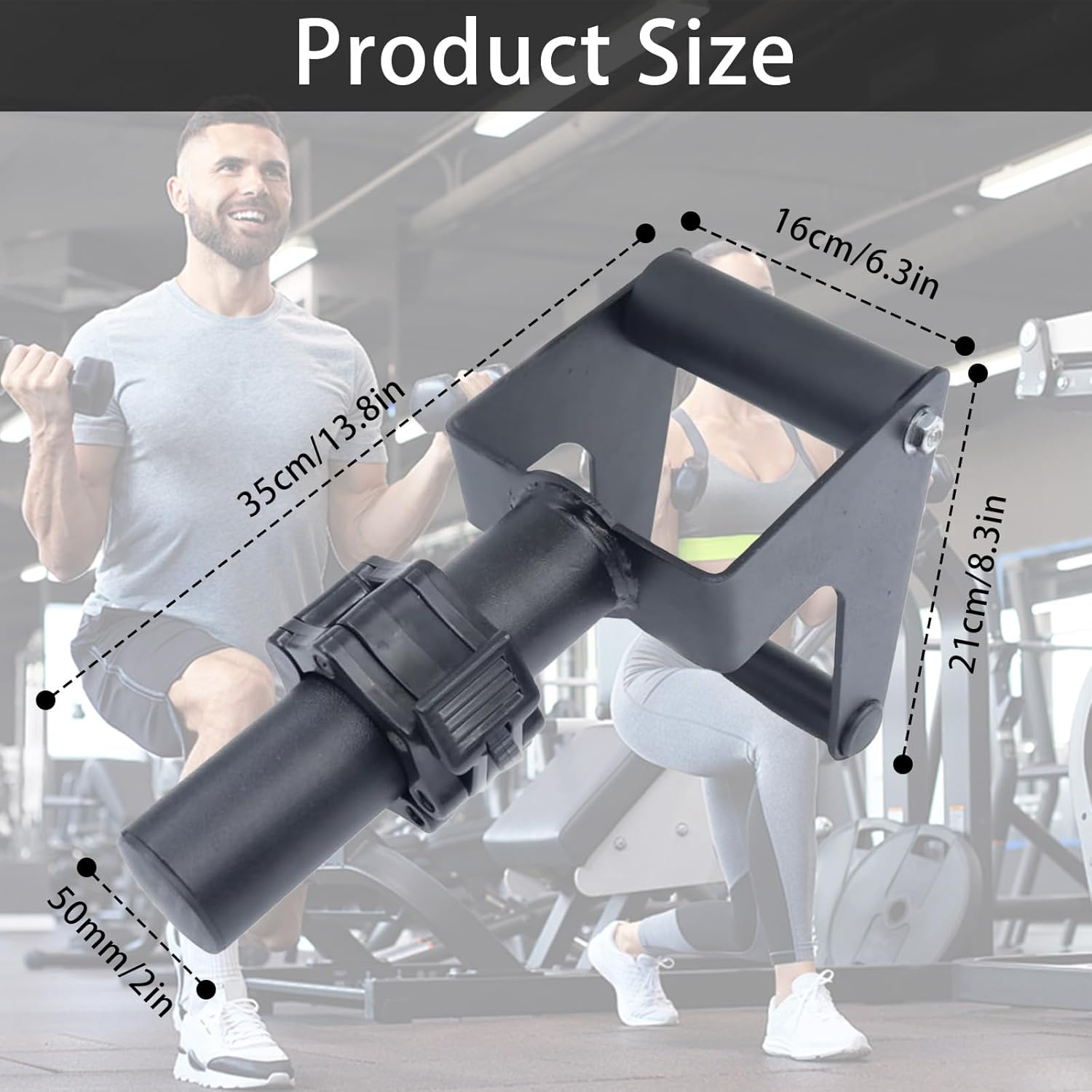Appareil D'entraînement pour Le Tibial, Appareil D'extension des Jambes pour la Salle de Sport L'entraînement en Plein Air avec Pince pour Barre pour Plaques D'haltères de 2,5 ou 5 cm 50 mm