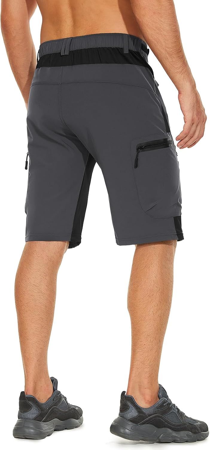 Ally Pantacourt de sport pour activités en plein air, imperméable, bas de jambe VTT 4XL Gris Foncé