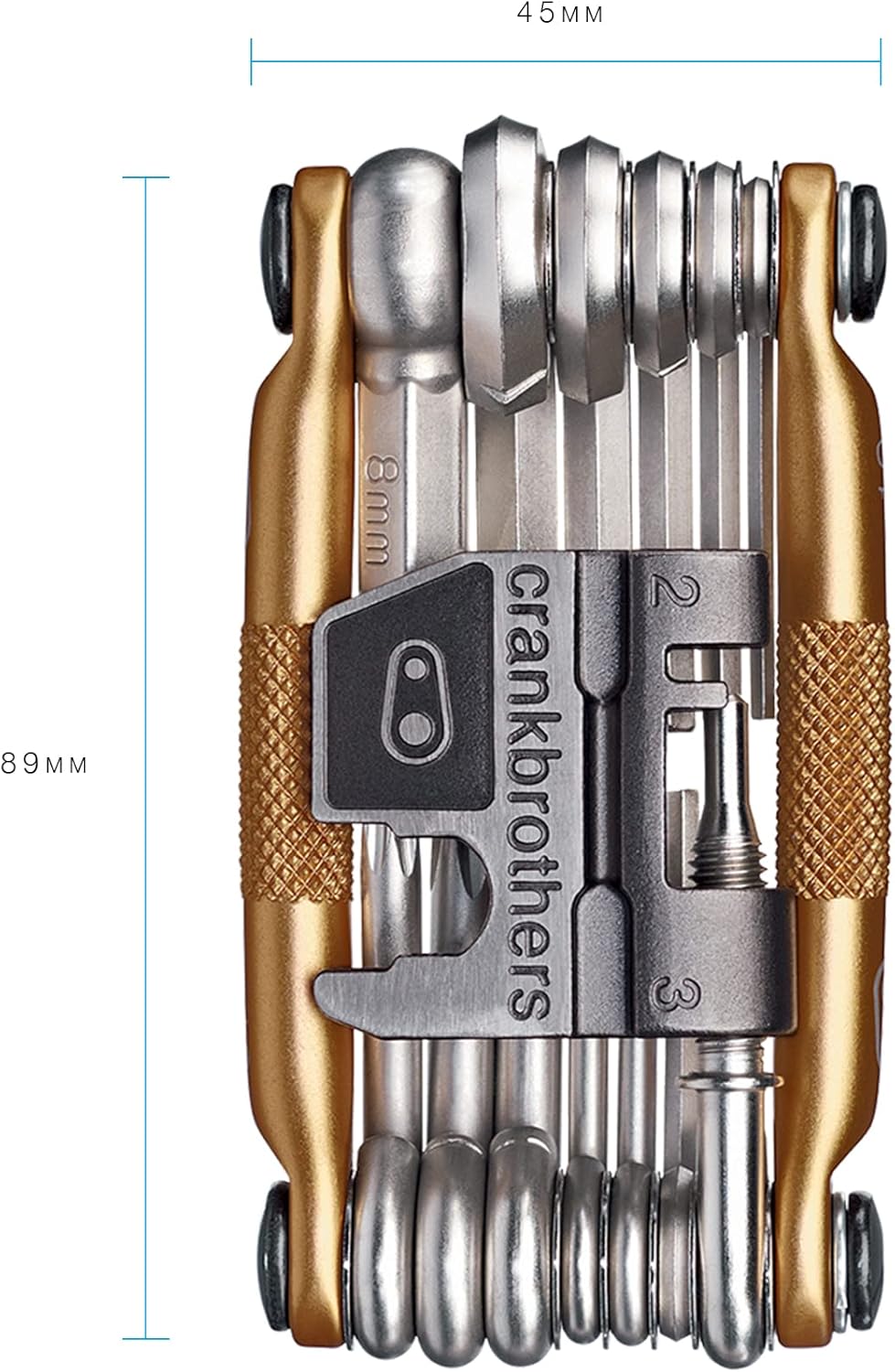 Crank Brothers Multi-19 Outils multi-fonction XL Or/Noir