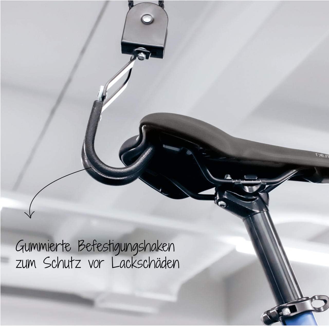 Fischer ProfiPlus Élévateur de vélo, 57 kg, Noir 57 kg Unique