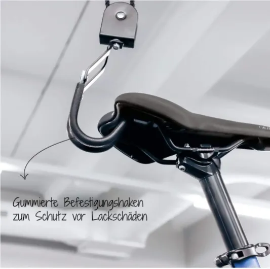 Fischer ProfiPlus Élévateur de vélo, 57 kg, Noir 57 kg Unique