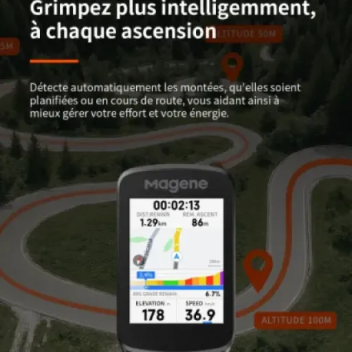 Test Magene C606 V2 : le compteur GPS couleur qui tape dans le Garmin sans exploser le budget