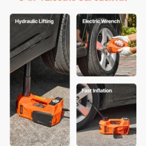 Test VEVOR Cric Électrique 5T : le kit de dépannage qui évite de ramper sous la voiture