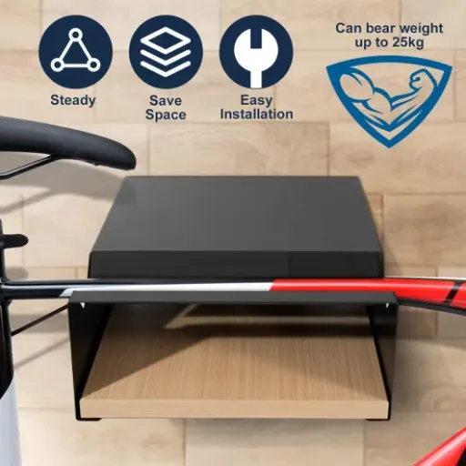 Test MOSHAY Support Mural Pour Vélo : un rack simple qui fait le job pour ranger son vélo proprement