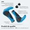Test Poignées de vélo ergonomiques Horn Bleu AARON : des cornes confort simples et efficaces pour le quotidien