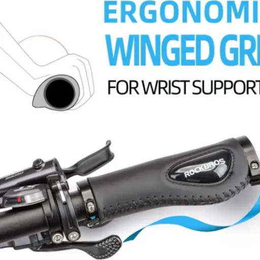 Test ROCKBROS Poignées de Guidon Vélo : des grips conforts qui font le job sans se ruiner